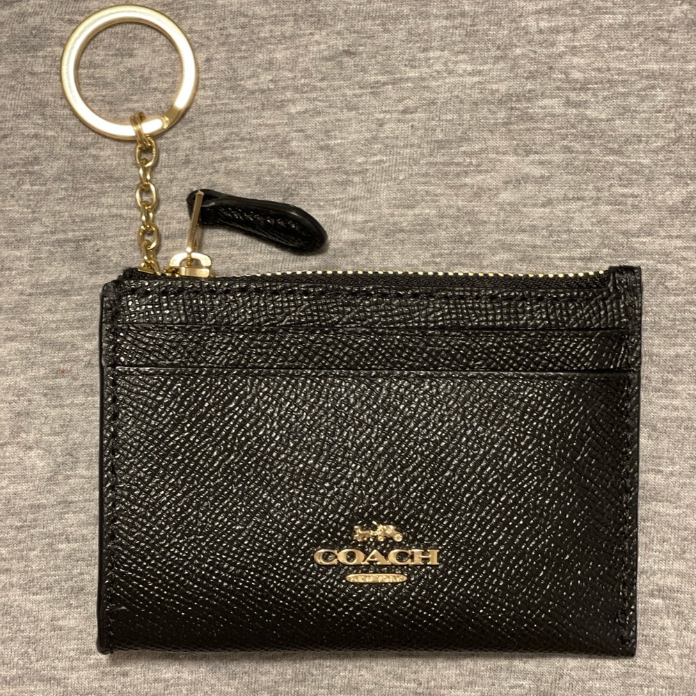 Mini Coach Keychain Wallet